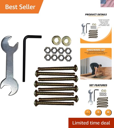 Bed frame hardware set heavy - frame,