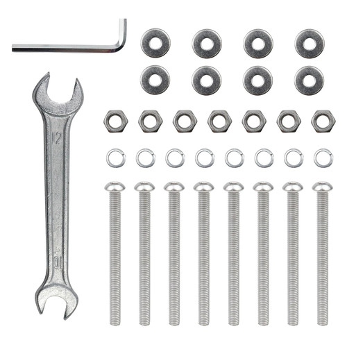 Bed frame bolts and - bed,