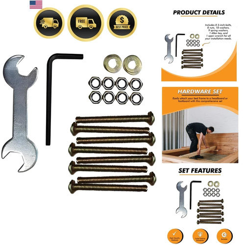 Bed frame hardware set heavy - bed,